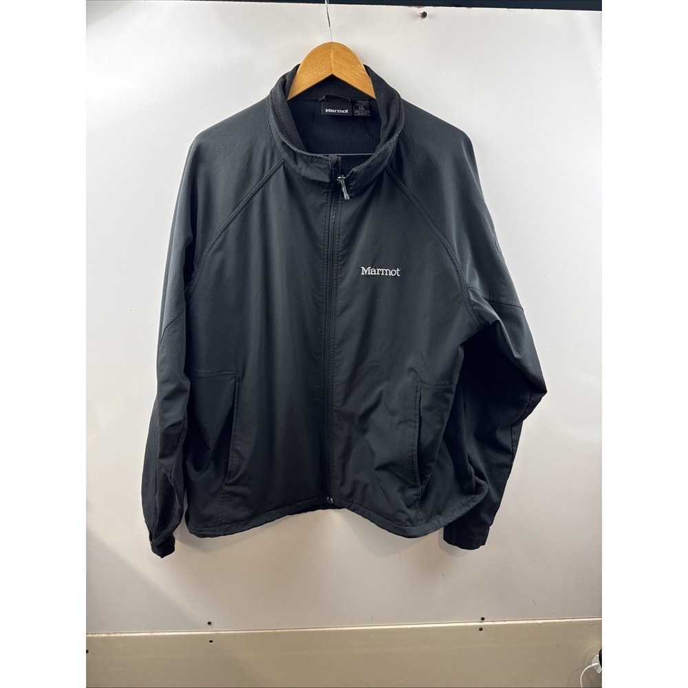 Marmot black‎ soft shell jacket 2XL
